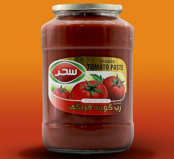 تصویر 1 از قیمت و خرید صادرات رب گوجه‌ فرنگی سحر به بازارهای منطقه + فروش ارزان